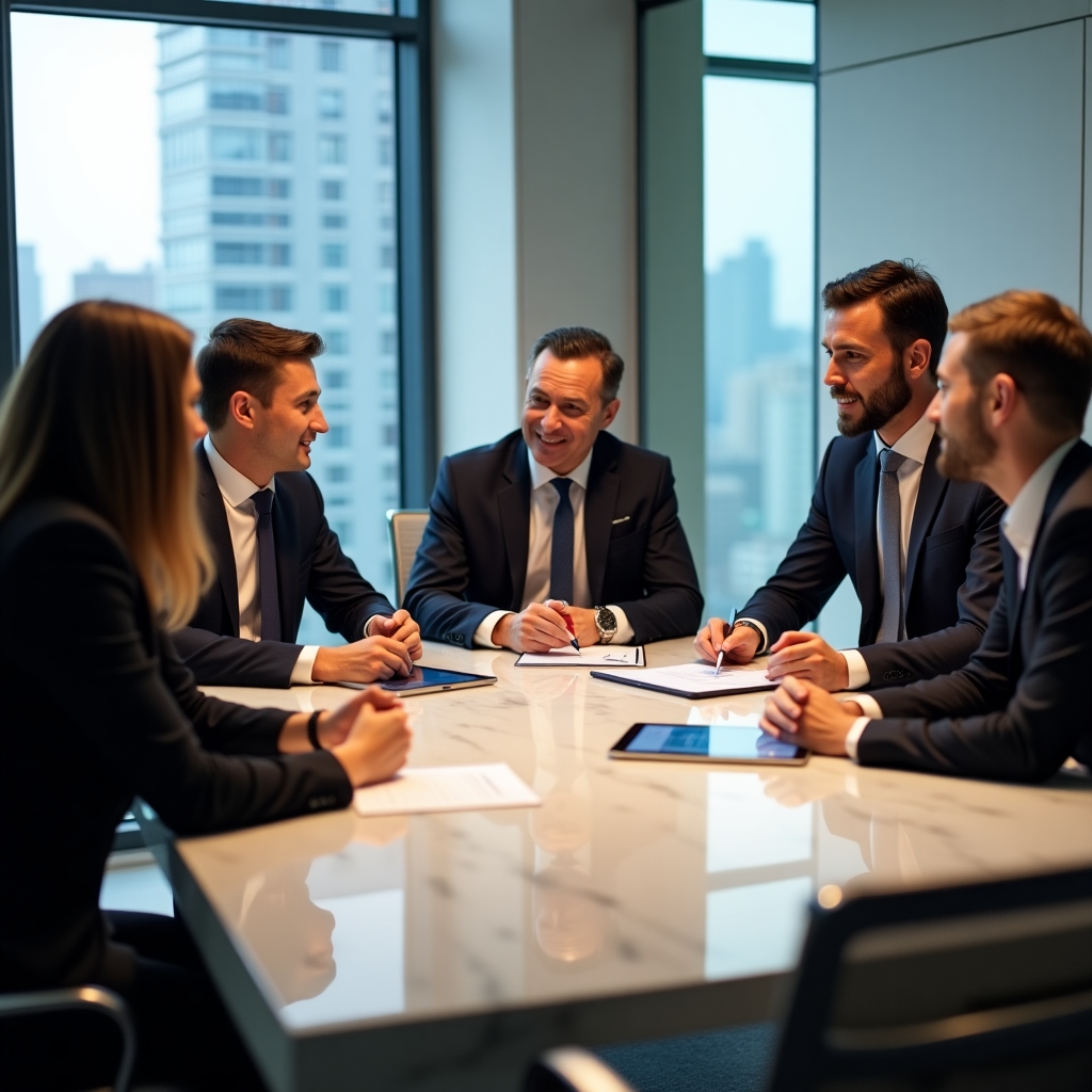 Reunión de negocios de Hyfacaio