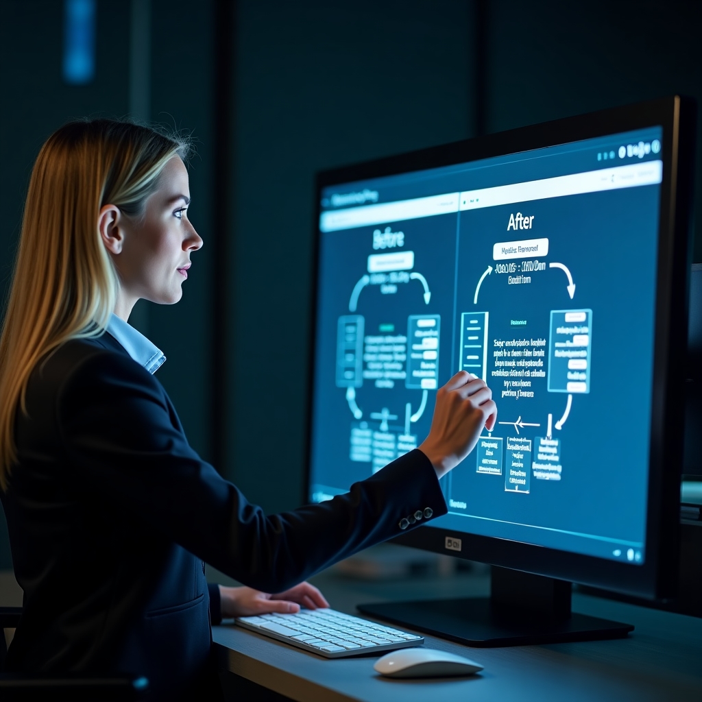 Automatización de flujos de trabajo financieros
